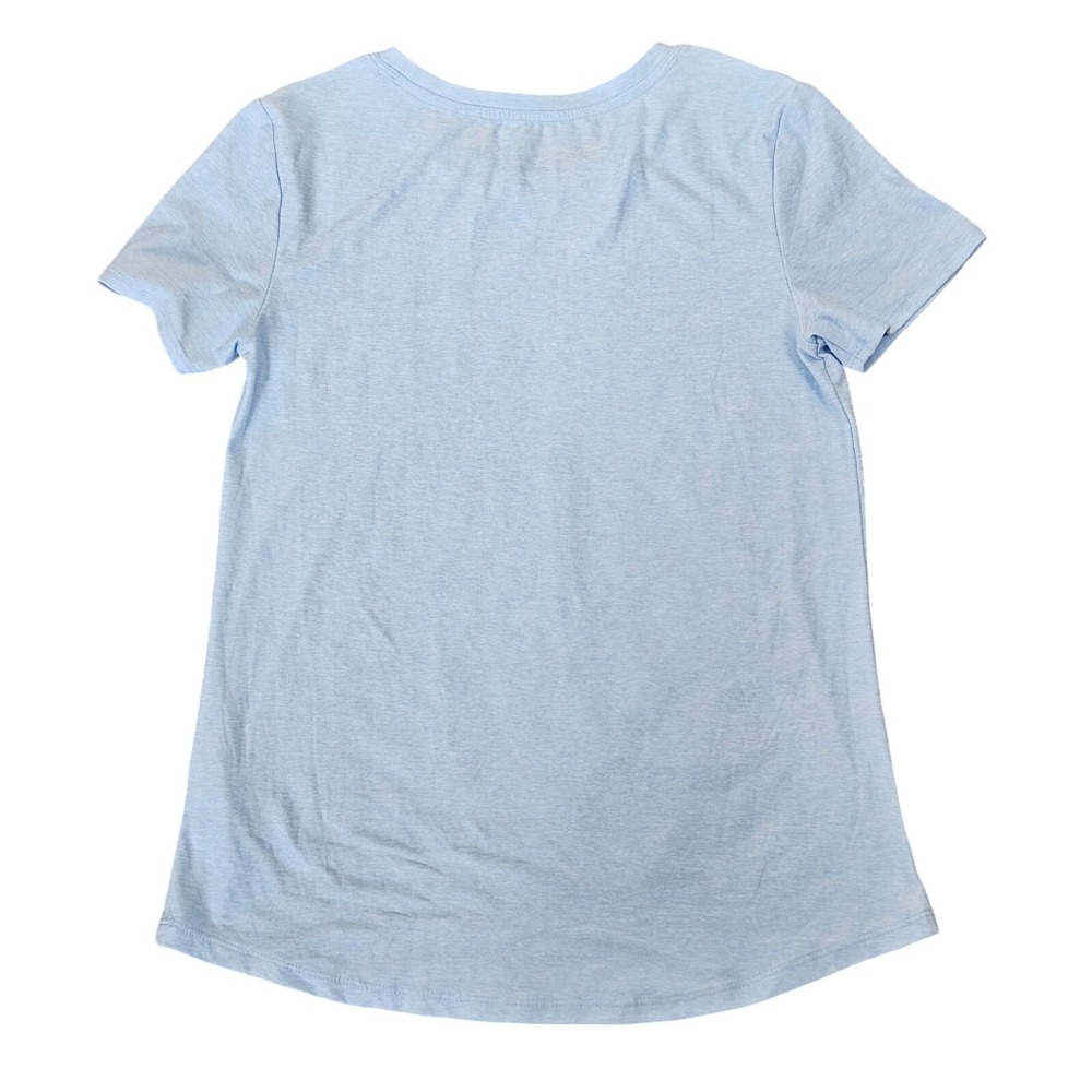 Jockey Women's 2 Pack Essential Short Sleeve T Shirts Blue Ivory Size X Small - Picture 12 of 14